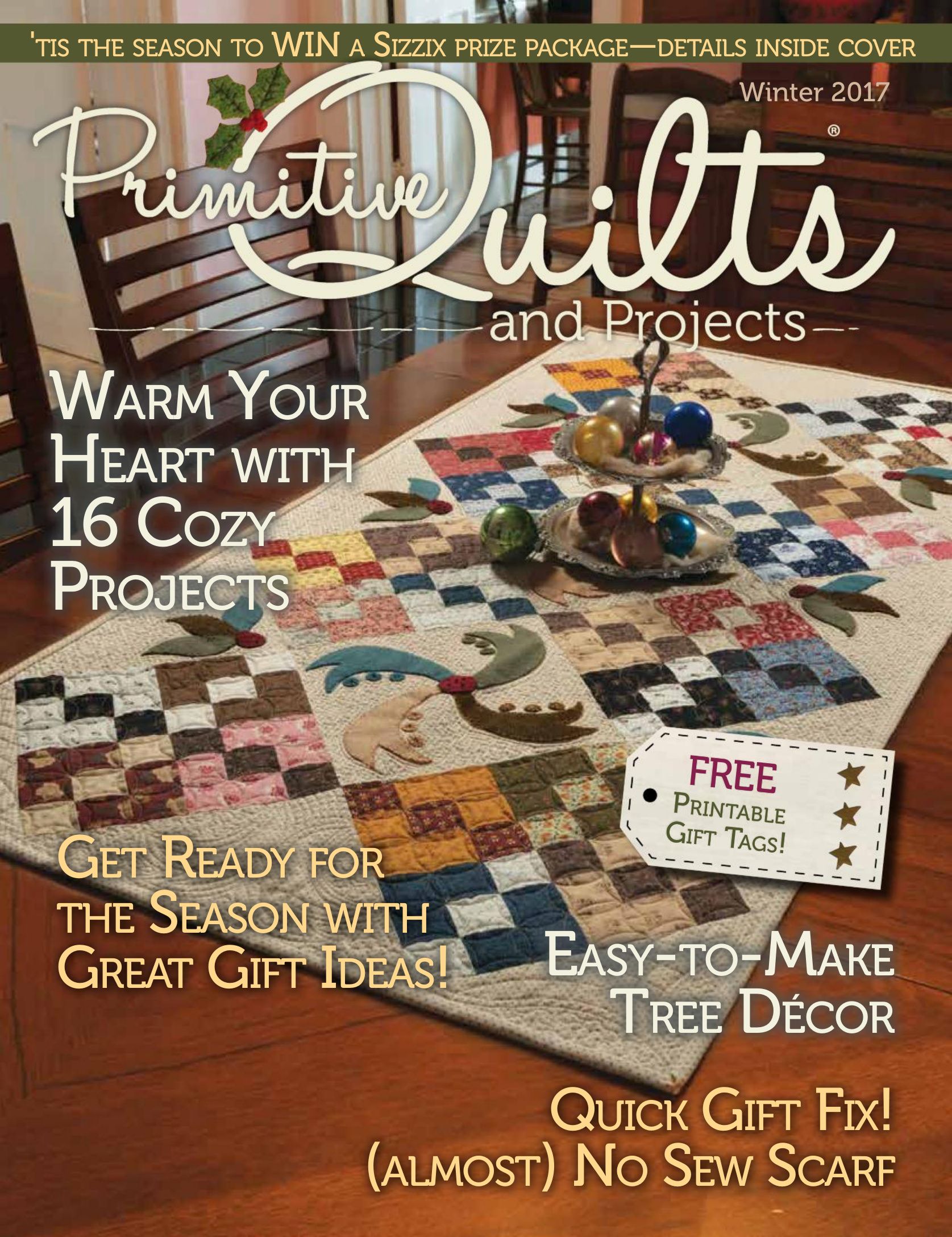 Primitive Quilts and Projects Winter 2017